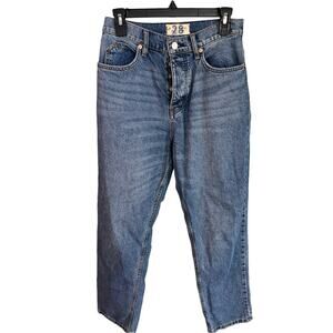 Free People We the Free High Rise Curvy Straight Jeans Size 28